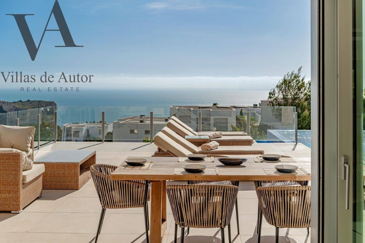 Chalet de 4 habitaciones en Benitachell / Benitatxell en venta con piscina - 1.429.000 € (Ref: 10041377)