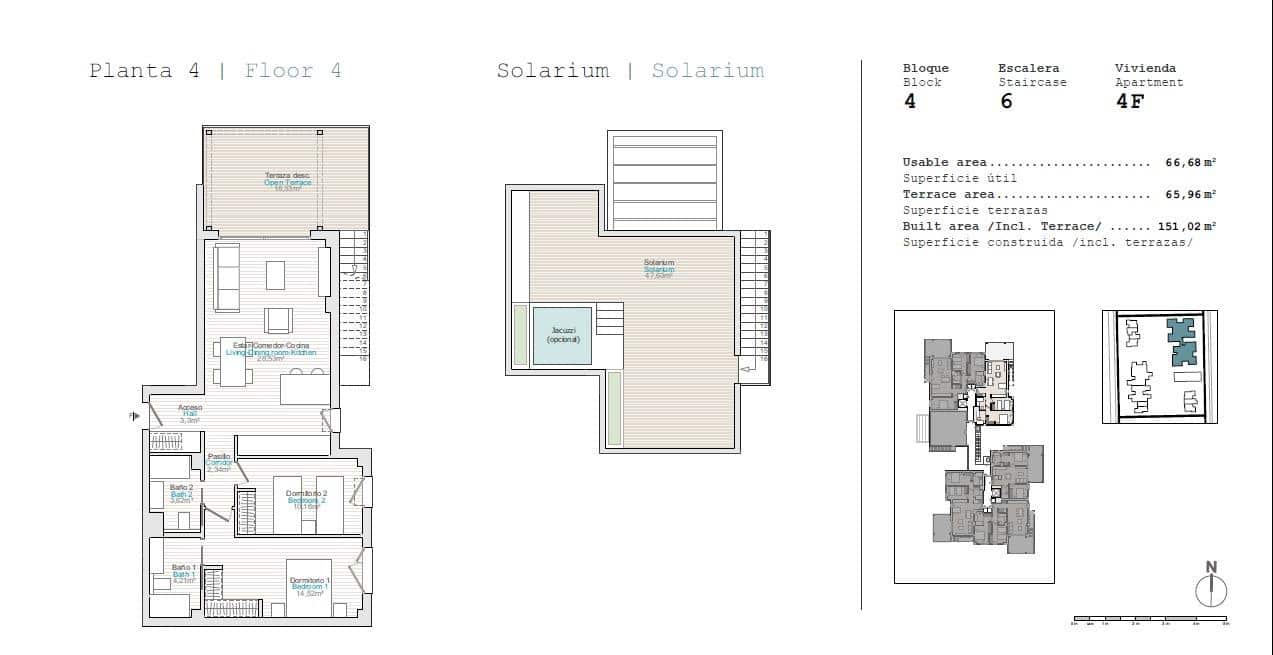2 bedroom Penthouse for sale in El Vergel / Verger with pool garage - € 443,000 (Ref: 10174115)