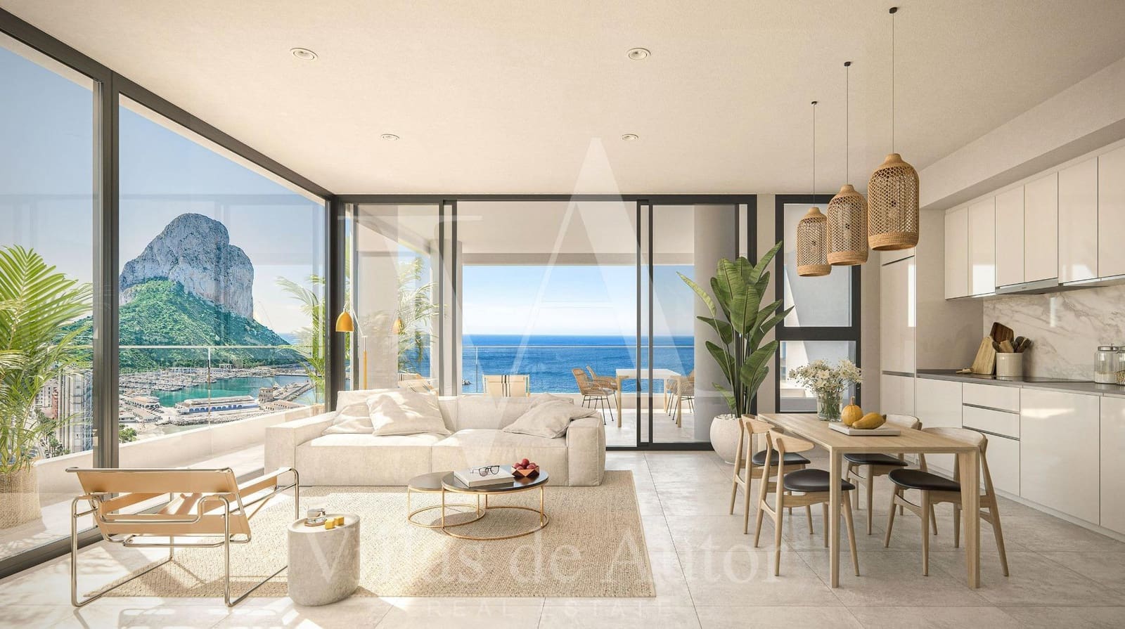 3 Zimmer Penthouse zu verkaufen in Calpe / Calp mit Pool Garage - 1.650.000 € (Ref: 10174121)