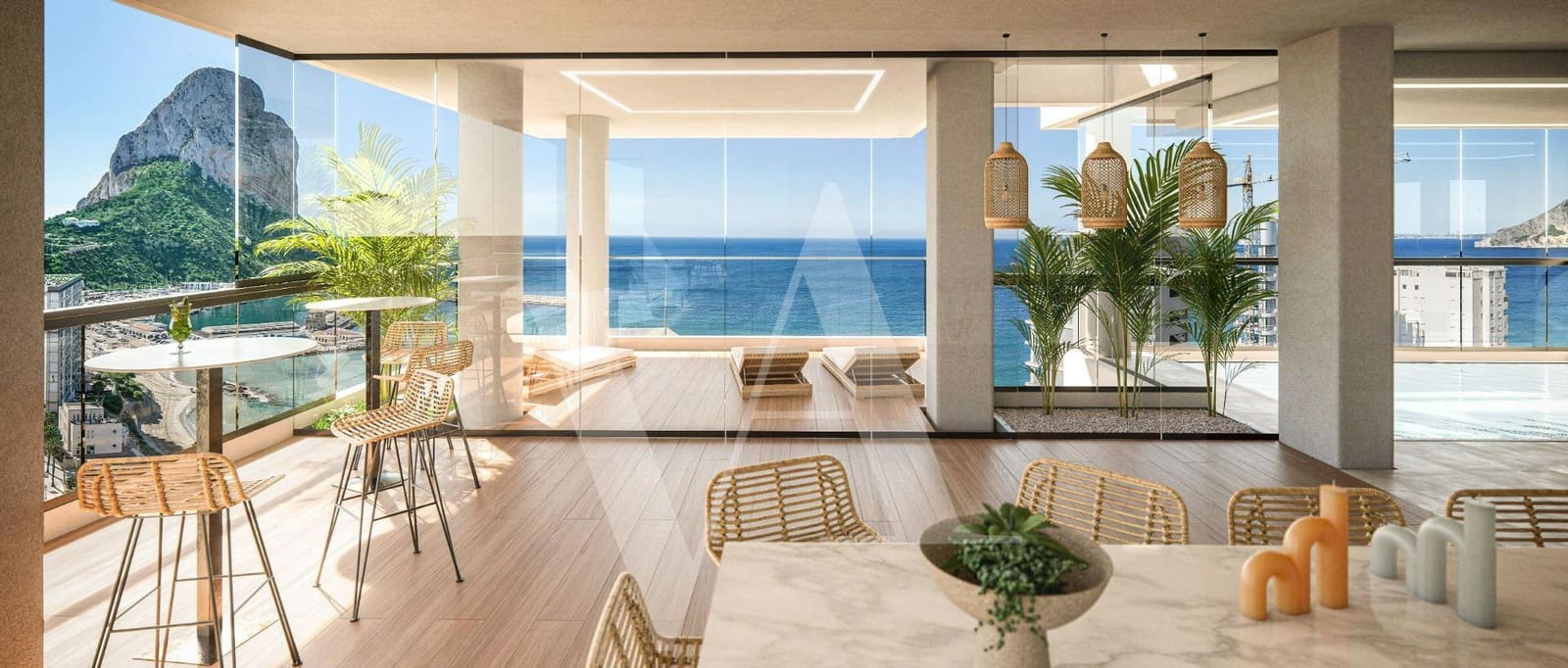 3 Zimmer Penthouse zu verkaufen in Calpe / Calp mit Pool Garage - 1.650.000 € (Ref: 10174121)