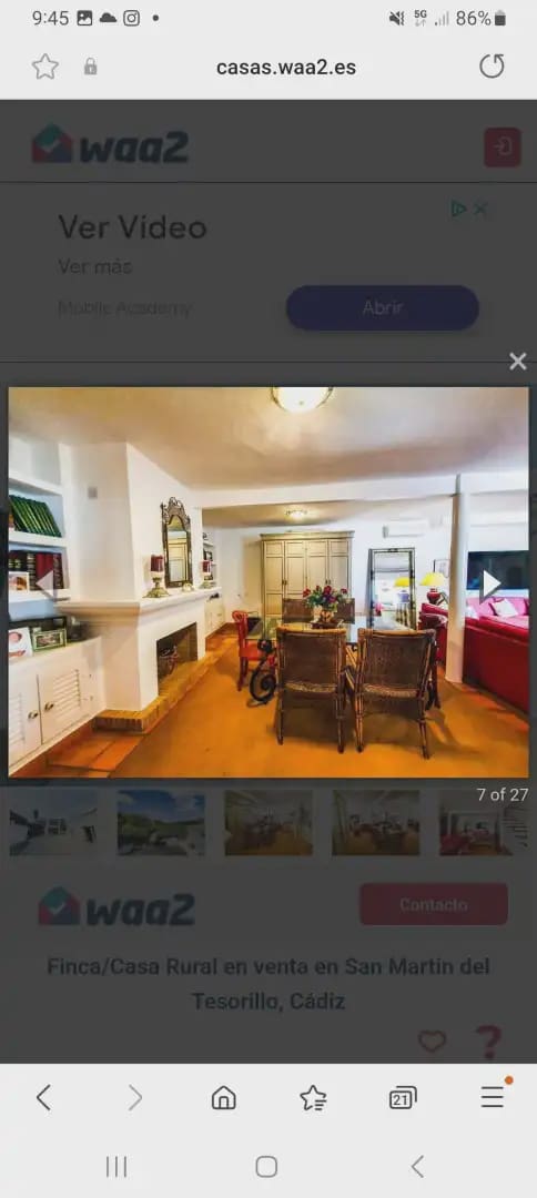 Finca/Casa di Campagna in vendita in Algeciras - 650.000 € (Rif: 10016636)