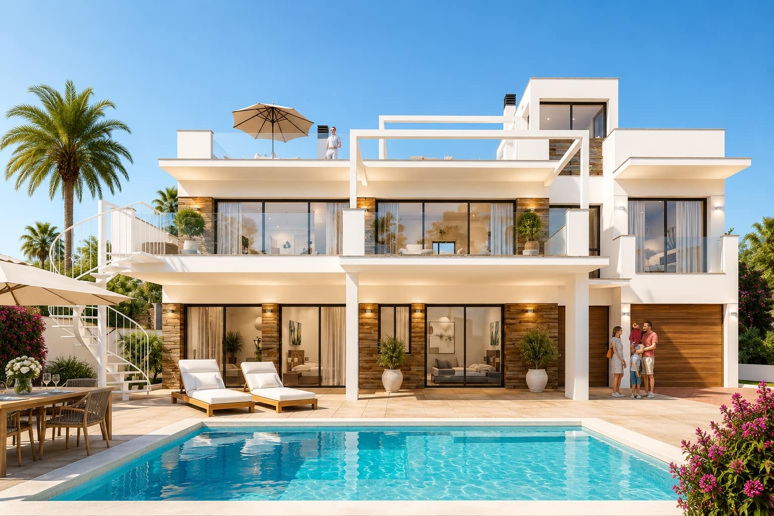4 quarto Casa em Banda para venda em Nerja com piscina garagem - 1 550 000 € (Ref: 10021214)