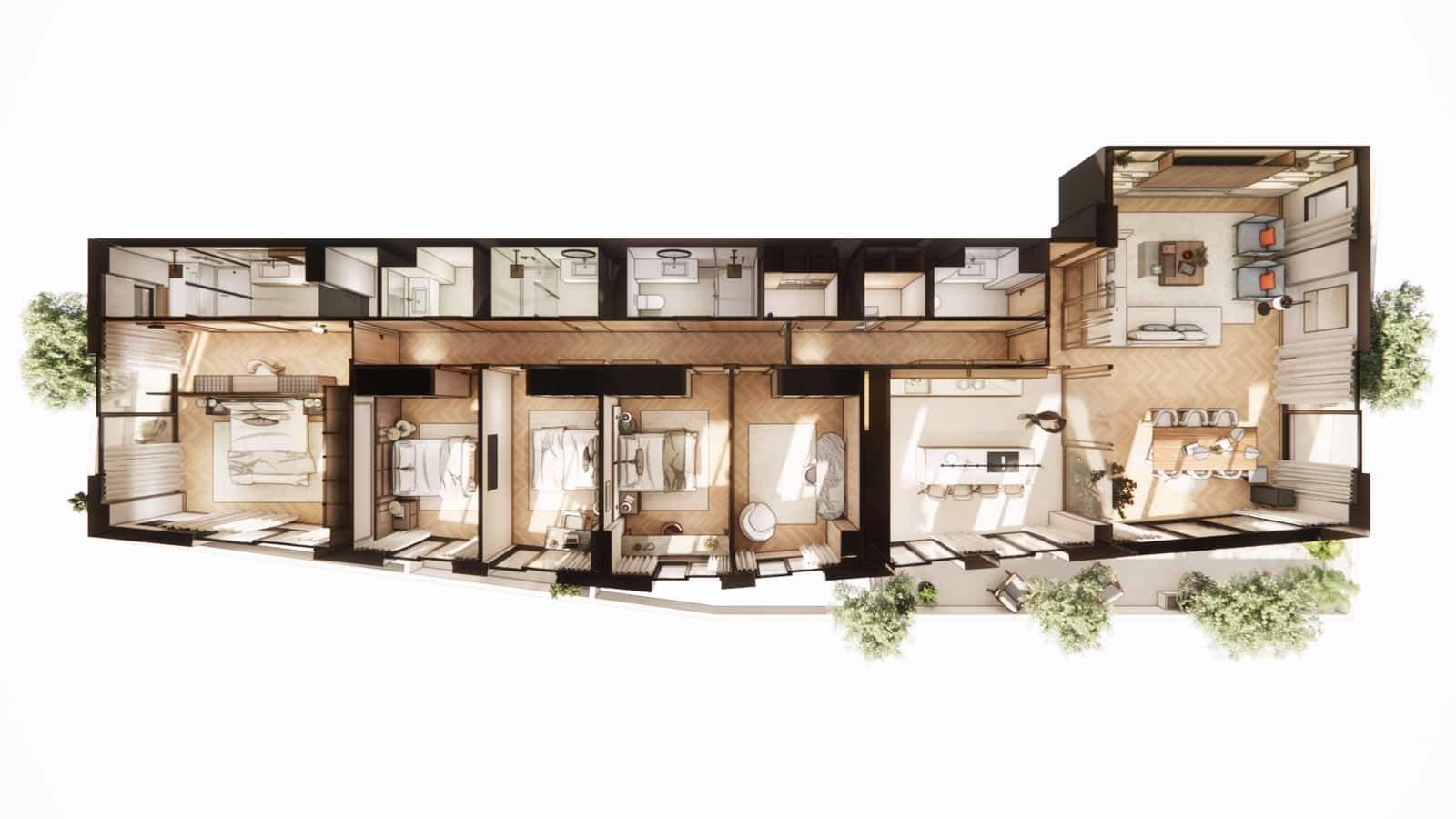 5 quarto Apartamento para venda em Malaga cidade com piscina garagem - 3 895 000 € (Ref: 10021337)