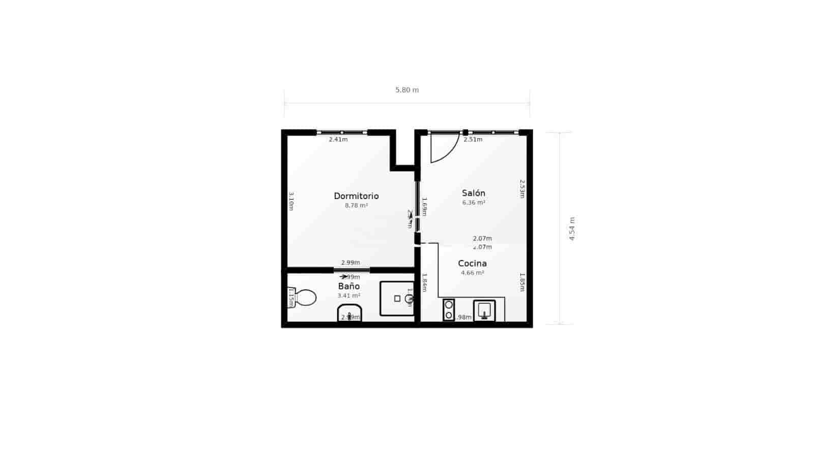 Piso de 1 habitación en S'Agaro en venta - 275.000 € (Ref: 10016109)