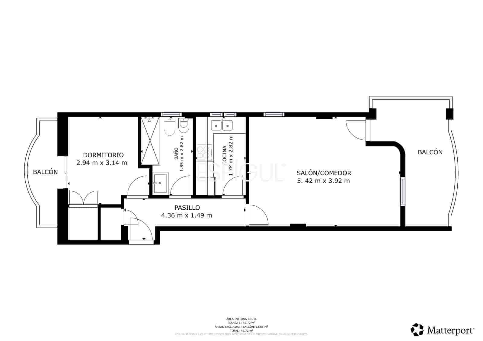 1 soveværelse Lejlighed til salg i Calonge i Sant Antoni med swimmingpool garage - € 235.000 (Ref: 10031260)