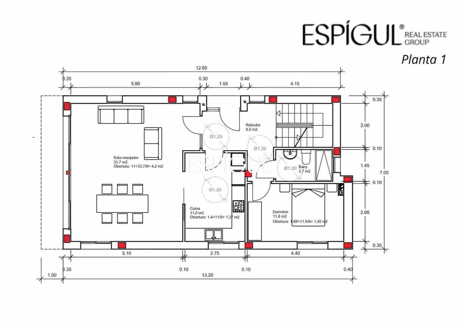 4 sypialnia Willa na sprzedaż w Sant Antoni de Calonge z basenem garażem - 875 000 € (Ref: 10041503)
