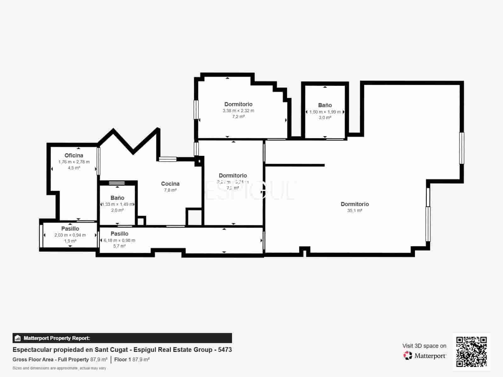 4 soverom Leilighet til salgs i Sant Cugat del Valles - € 635 000 (Ref: 10016137)