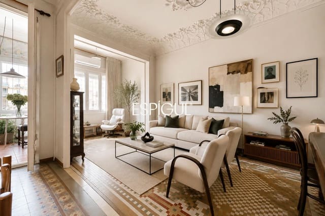 4 chambre Appartement à vendre à La Dreta de L'Eixample, Barcelone ville - 800 000 € (Ref: 10016433)