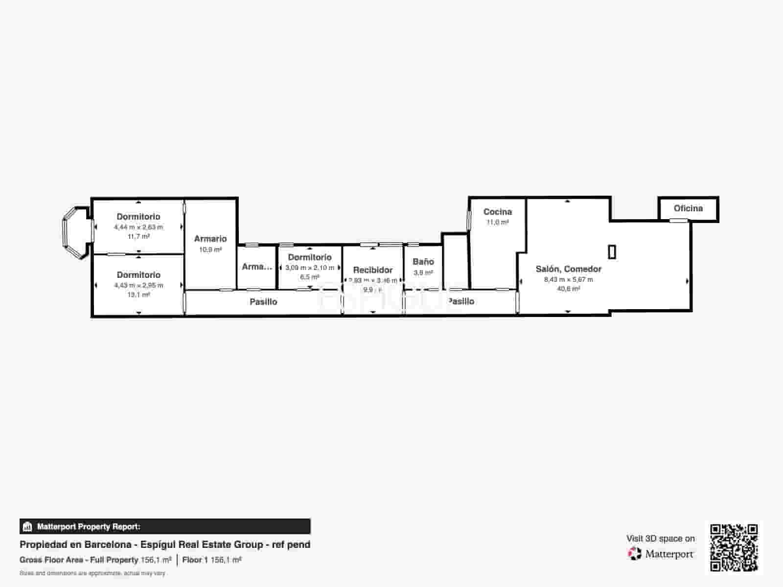 4 chambre Appartement à vendre à Barcelone ville - 1 100 000 € (Ref: 10016437)
