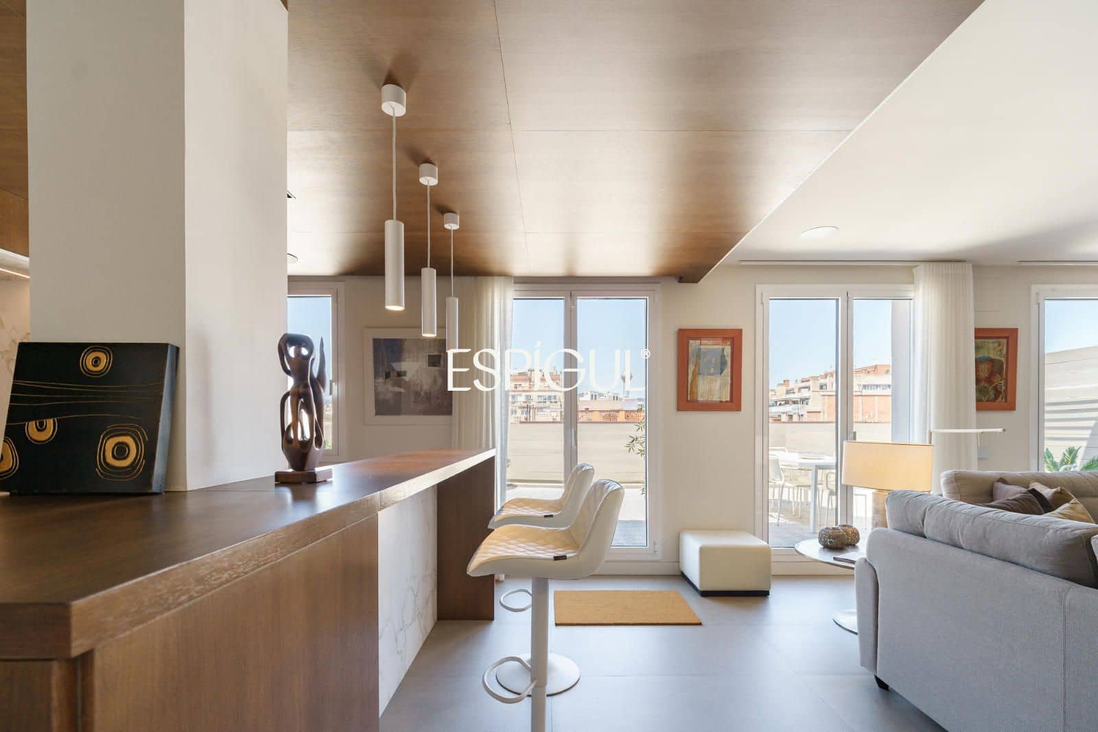 3 bedroom Penthouse for sale in Barcelona city with garage - € 1,645,000 (Ref: 10016446)