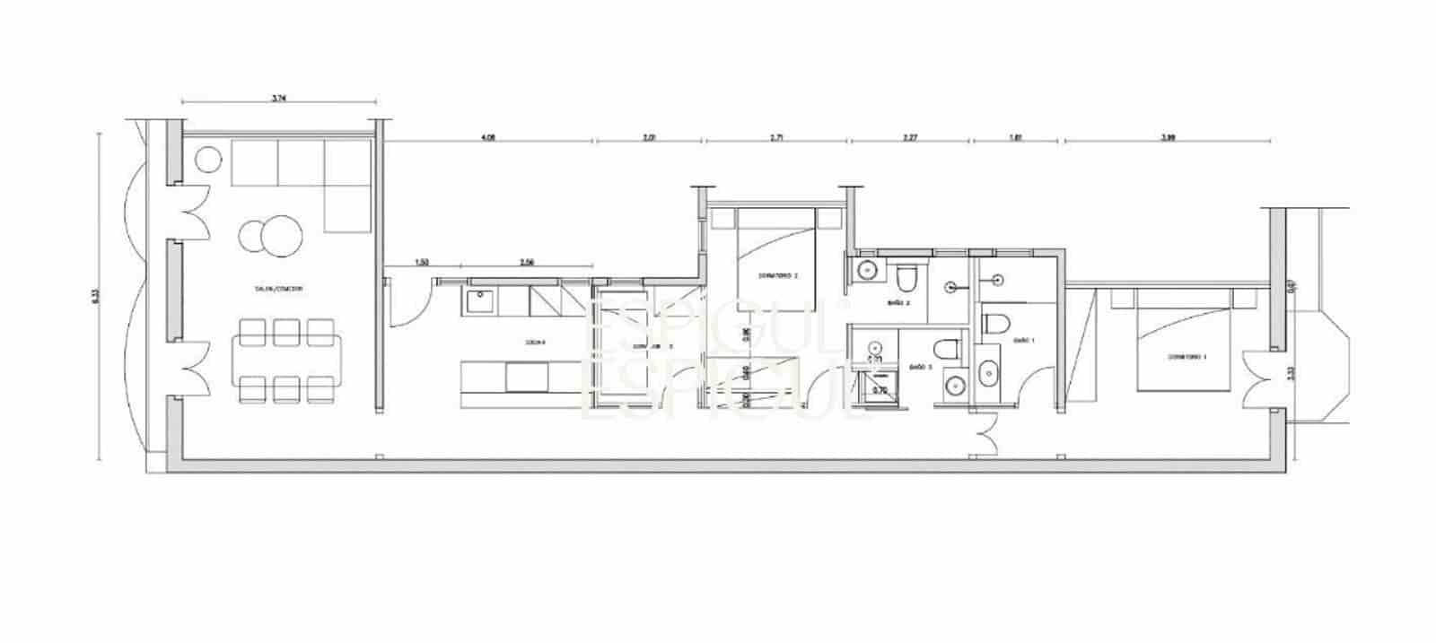 3 soverom Leilighet til salgs i Barcelona by - € 910 000 (Ref: 10016451)