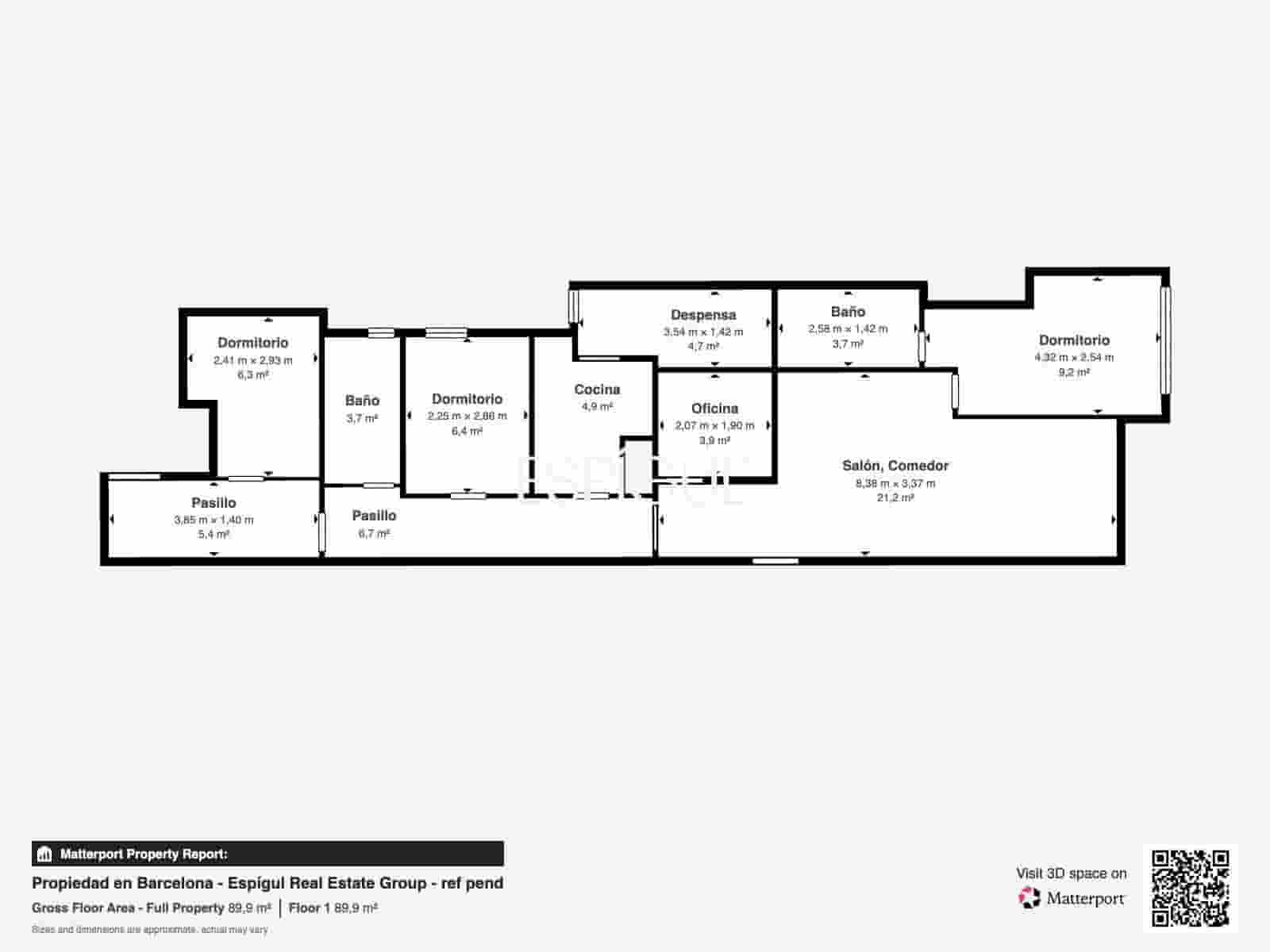 4 bedroom Flat for sale in Barcelona city with garage - € 550,000 (Ref: 10016452)