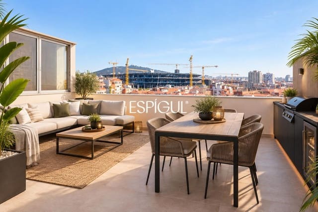 3 slaapkamer Penthouse te koop in La Maternitat i Sant Ramon, Barcelona stad - € 455.000 (Ref: 10016463)