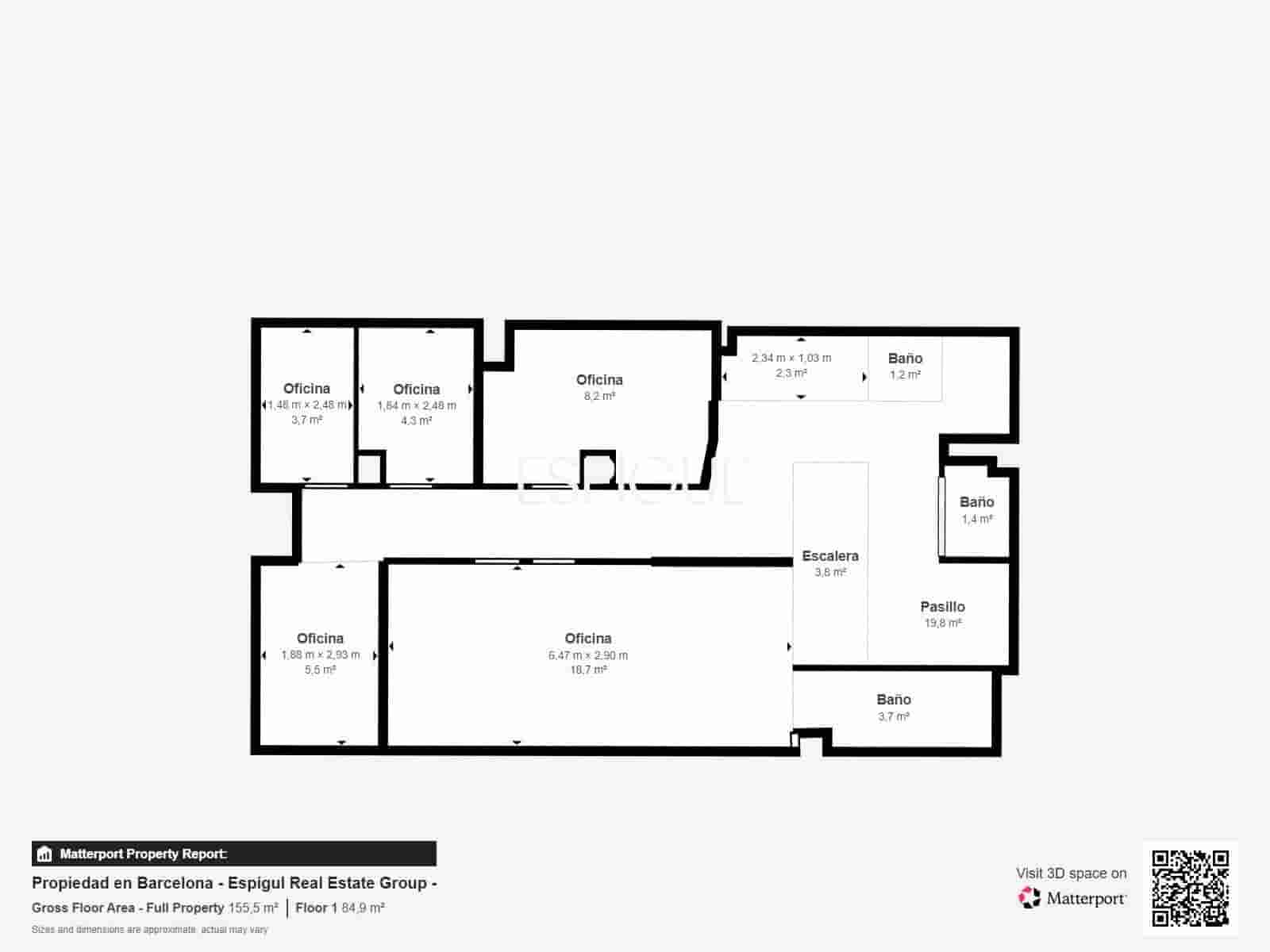 Office for sale in Barcelona city - € 780,000 (Ref: 10016464)