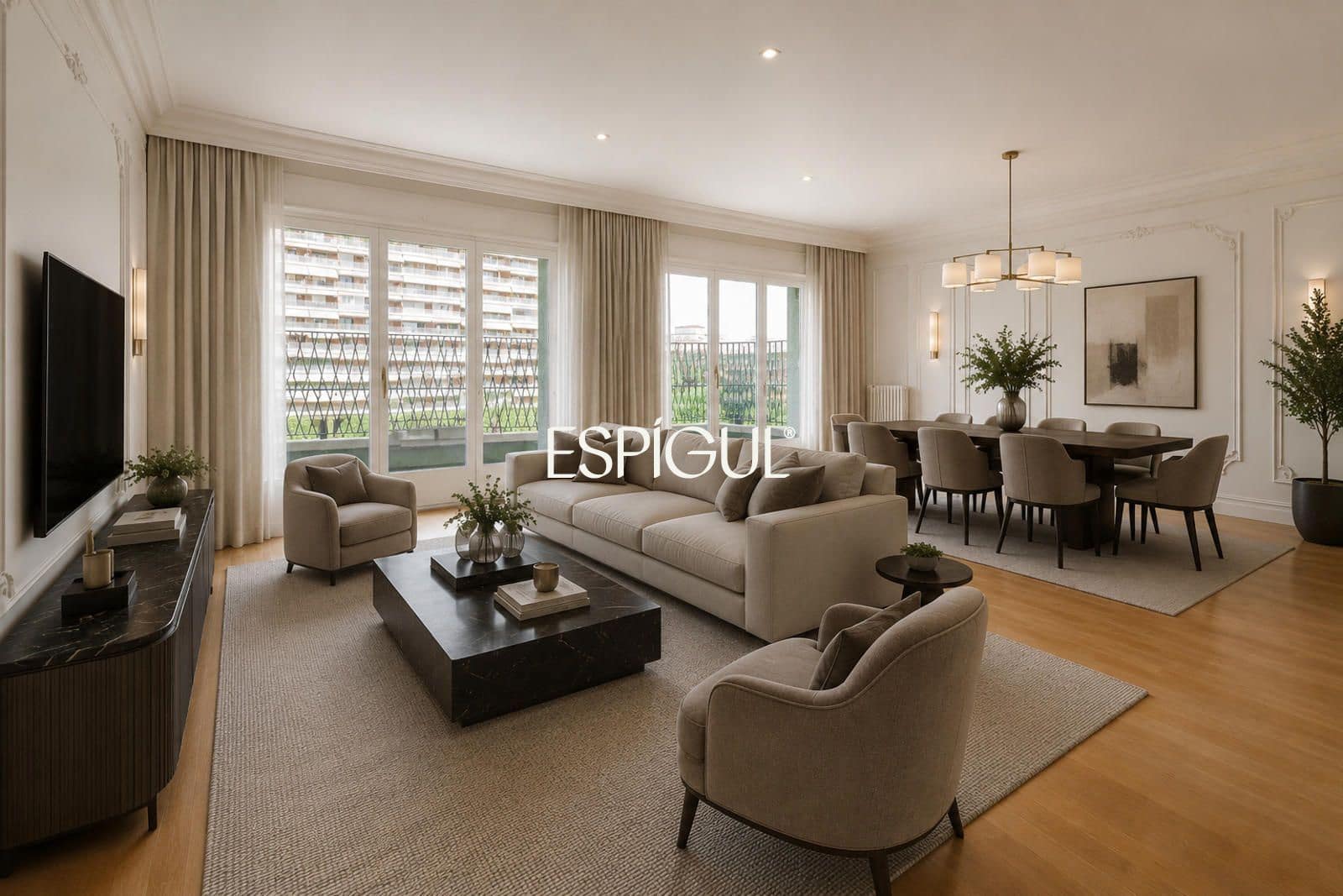 5 chambre Appartement à vendre à Barcelone ville avec garage - 1 170 000 € (Ref: 10016467)