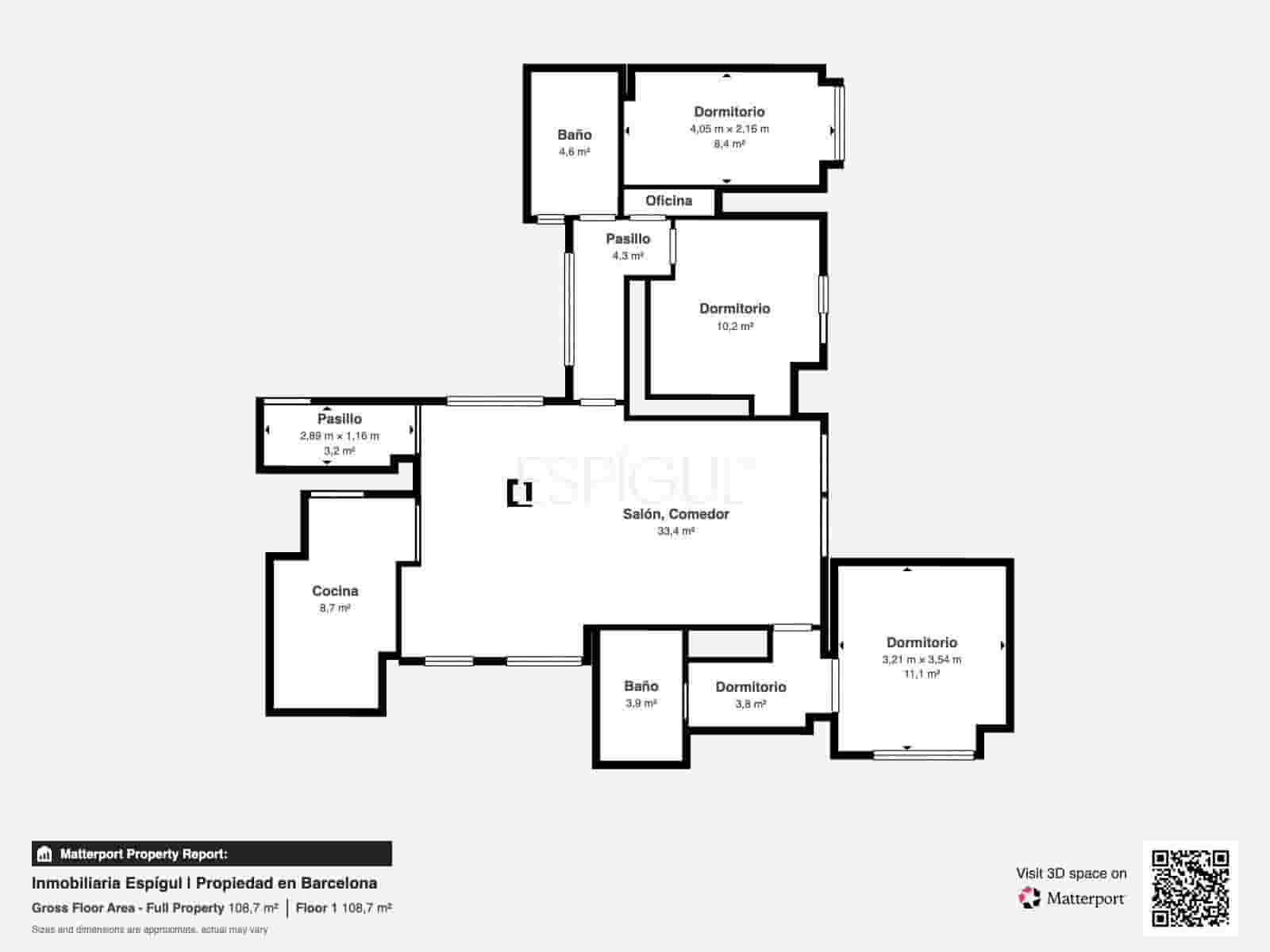 Piso de 3 habitaciones en Barcelona ciudad en venta con piscina - 1.199.000 € (Ref: 10016471)