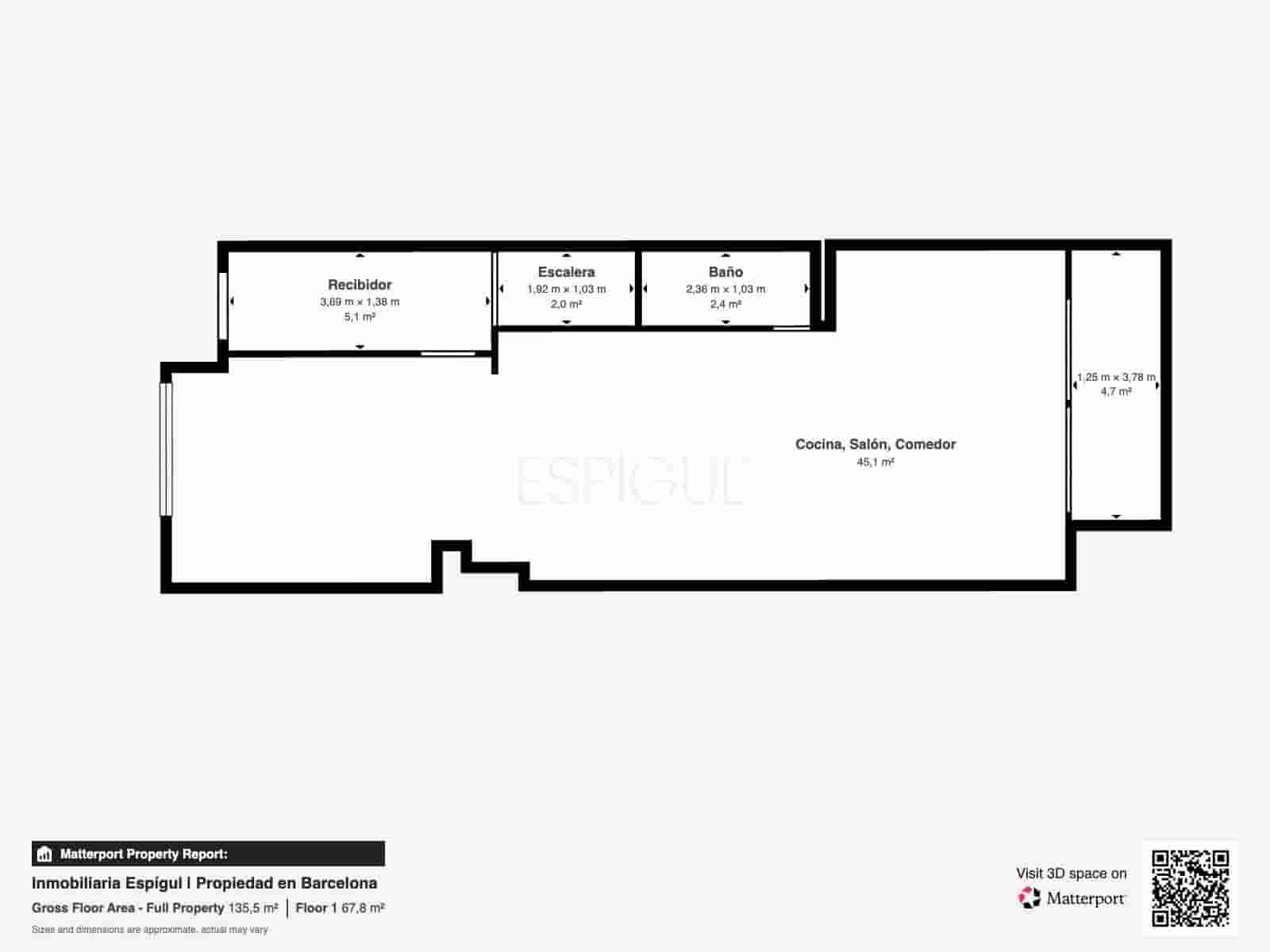 3 soverom Leilighet til salgs i Barcelona by - € 699 000 (Ref: 10016478)