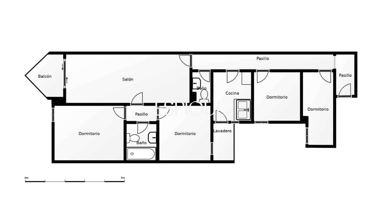 4 bedroom Flat for sale in Barcelona city with garage - € 470,000 (Ref: 10016480)