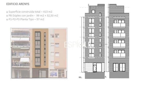 Building Plot for sale in La Teixonera, Barcelona city - € 630,000 (Ref: 10016481)