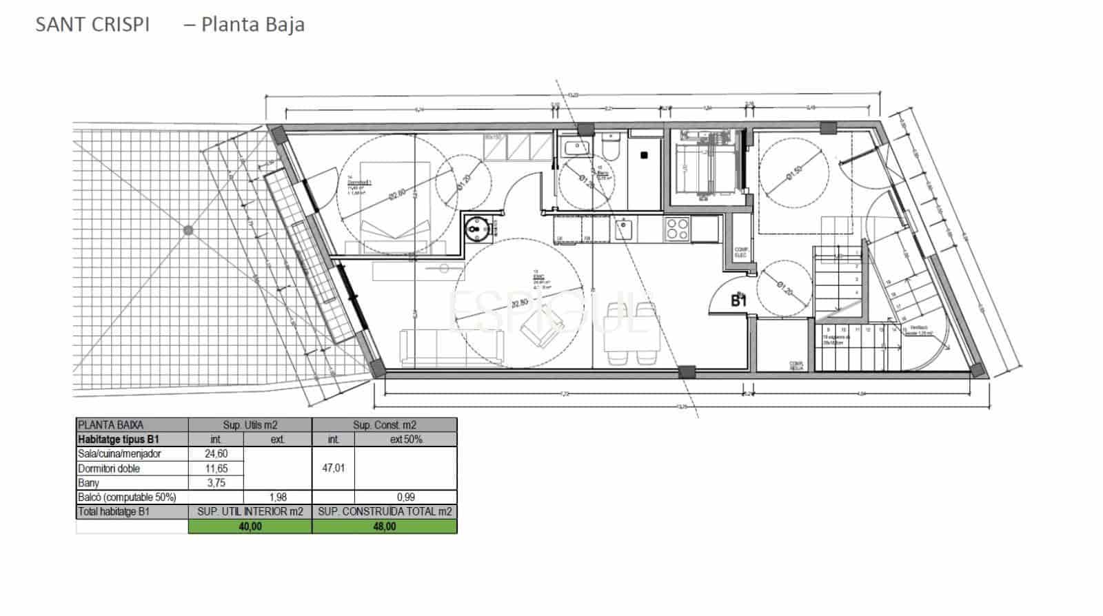 Tontti myytävänä paikassa Barcelona kaupunki - 630 000 € (Ref: 10016481)