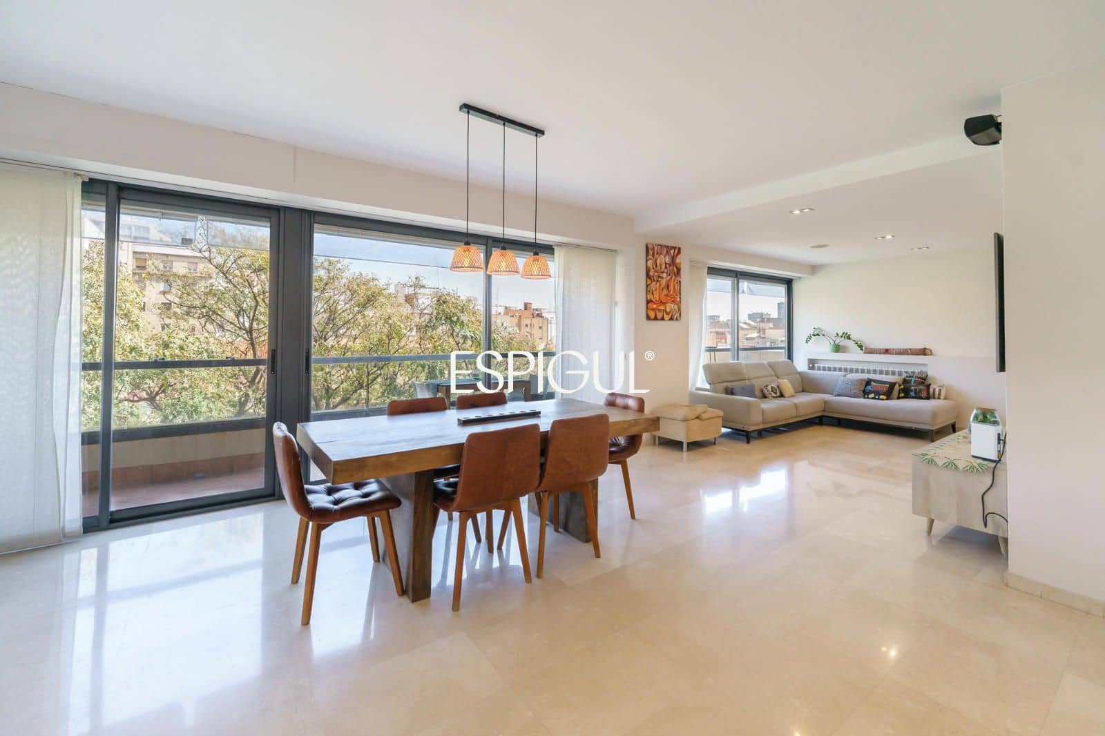5 Zimmer Wohnung zu vermieten in Barcelona Stadt mit Pool Garage - 4.500 € (Ref: 10016483)