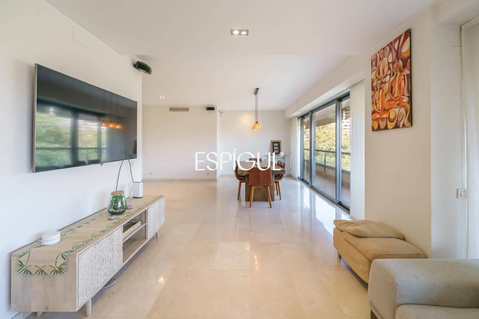 5 Zimmer Wohnung zu vermieten in Barcelona Stadt mit Pool Garage - 4.500 € (Ref: 10016483)