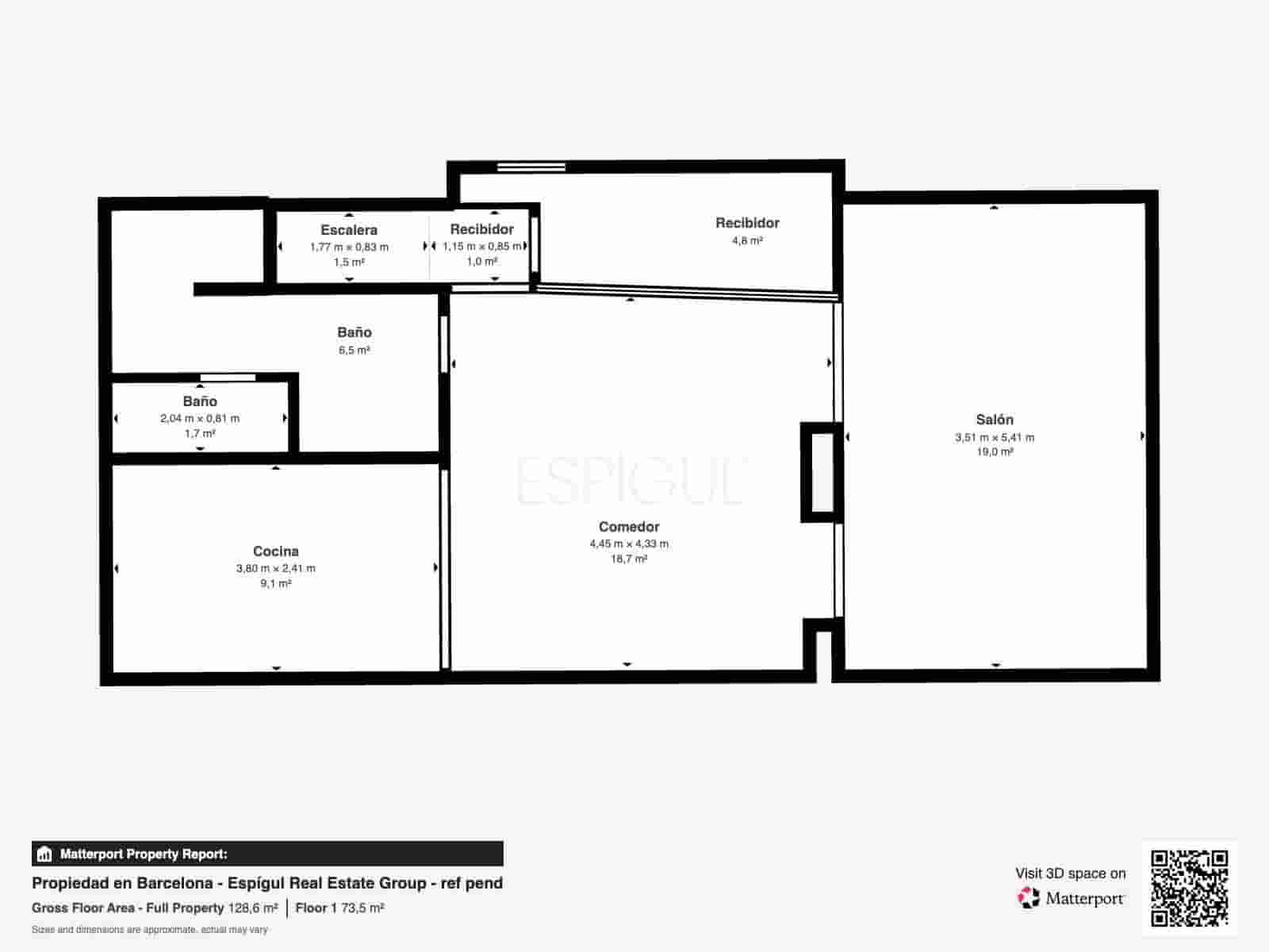 2 bedroom Flat for sale in Barcelona city - € 389,000 (Ref: 10036021)