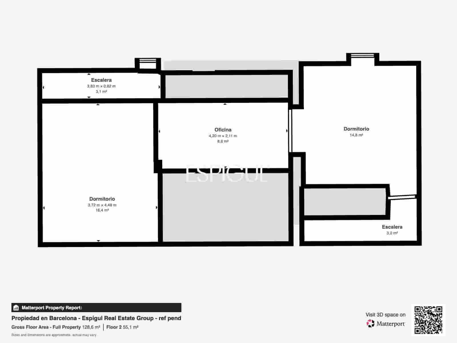 2 bedroom Flat for sale in Barcelona city - € 389,000 (Ref: 10036021)