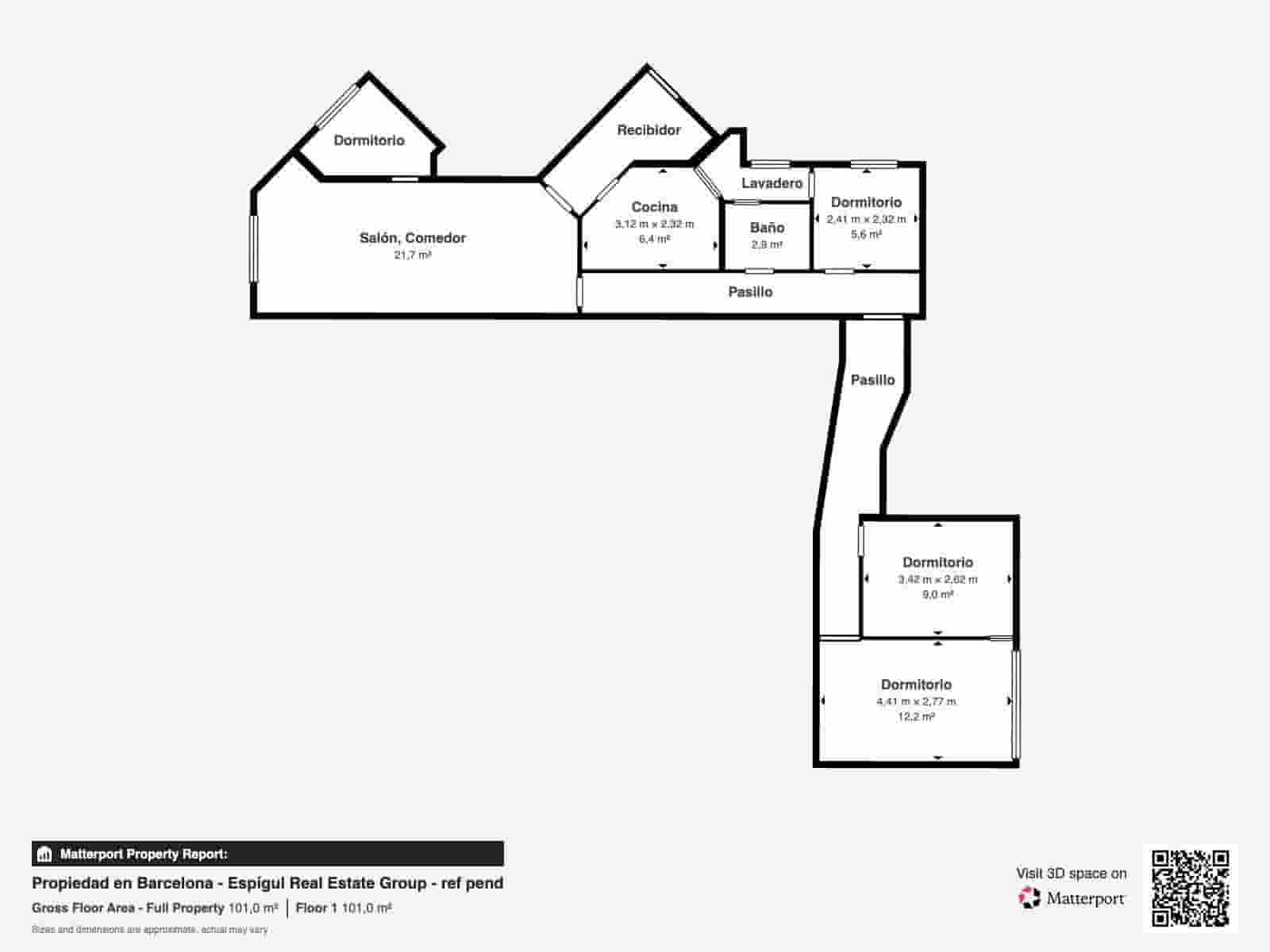 4 sypialnia Mieszkanie na sprzedaż w Miasto Barcelona - 550 000 € (Ref: 10080015)