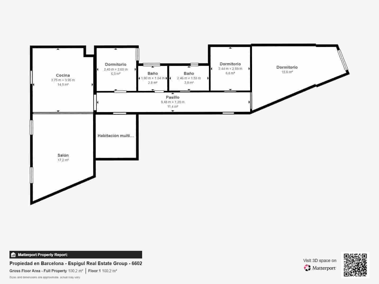 4 slaapkamer Flat te koop in Barcelona stad - € 790.000 (Ref: 10116045)