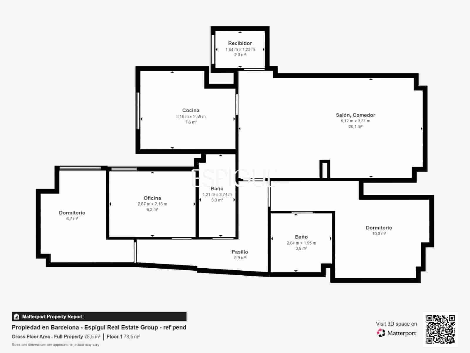 3 quarto Apartamento para venda em Barcelona cidade com garagem - 550 000 € (Ref: 10140119)