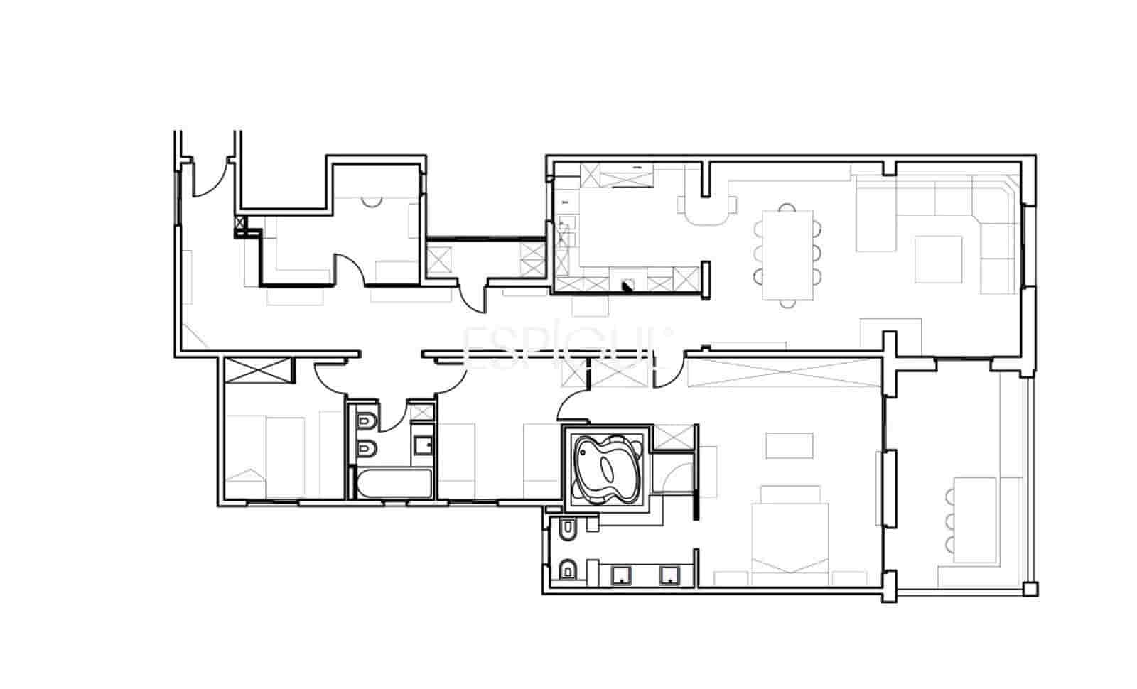 4 bedroom Flat for sale in Barcelona city - € 1,050,000 (Ref: 10141372)