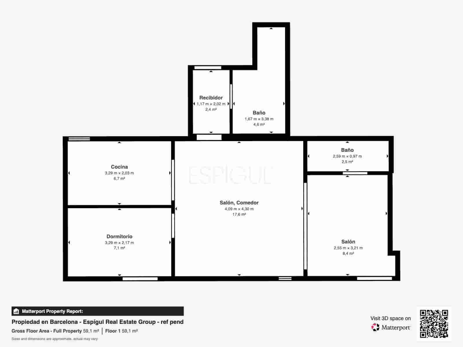 Piso de 2 habitaciones en Barcelona ciudad en venta - 695.000 € (Ref: 10182154)