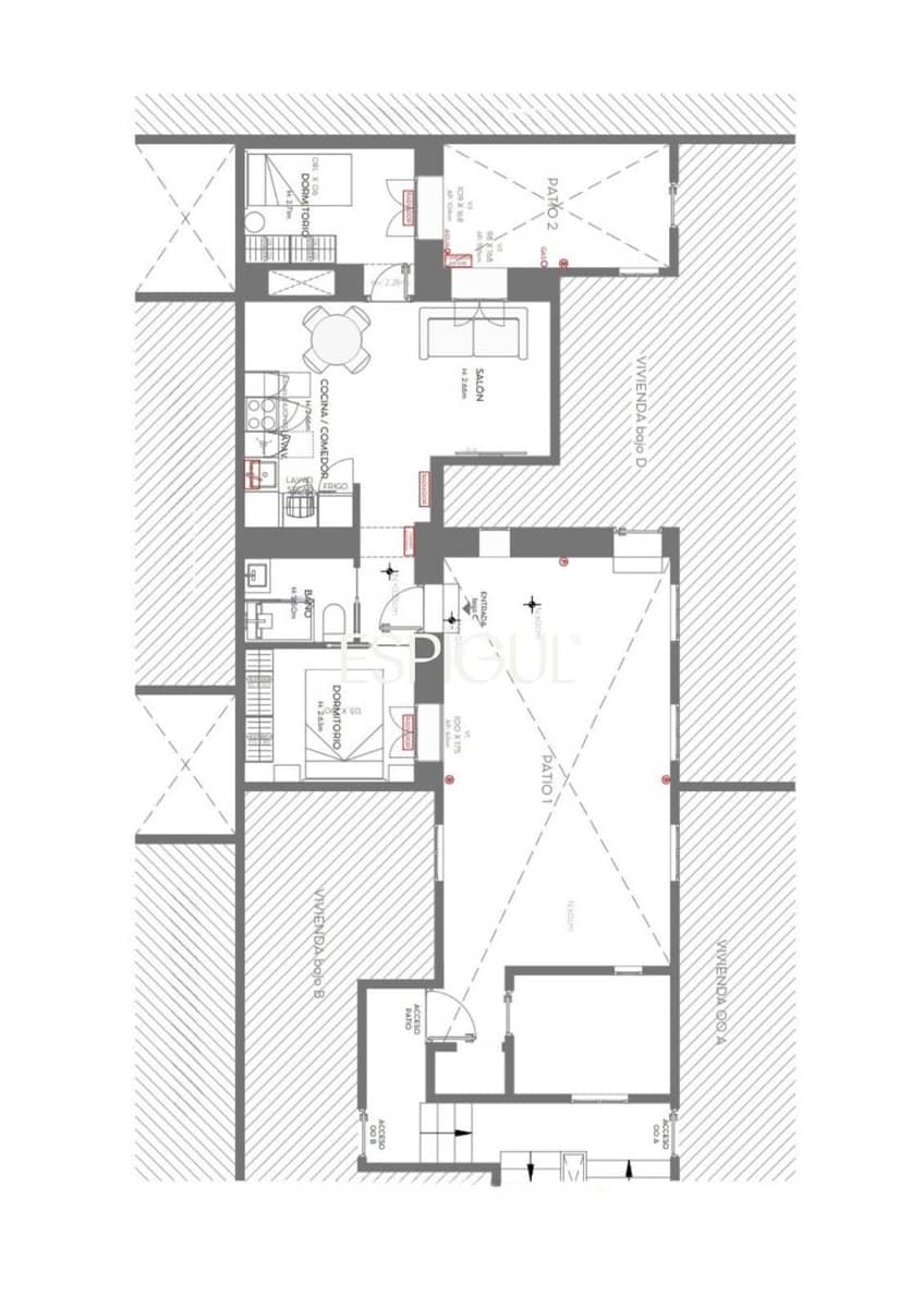 2 Zimmer Wohnung zu verkaufen in Madrid Stadt - 549.000 € (Ref: 10016157)