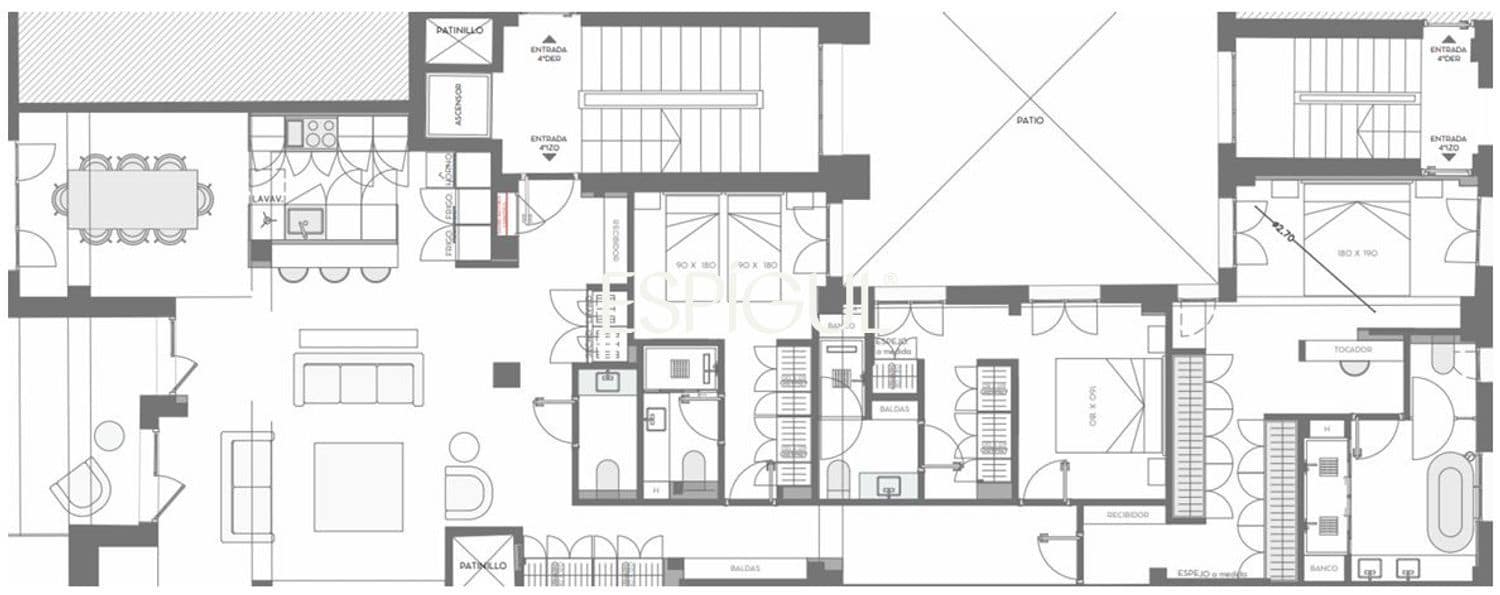 3 sypialnia Mieszkanie na sprzedaż w Miasto Madryt z garażem - 2 359 000 € (Ref: 10016160)