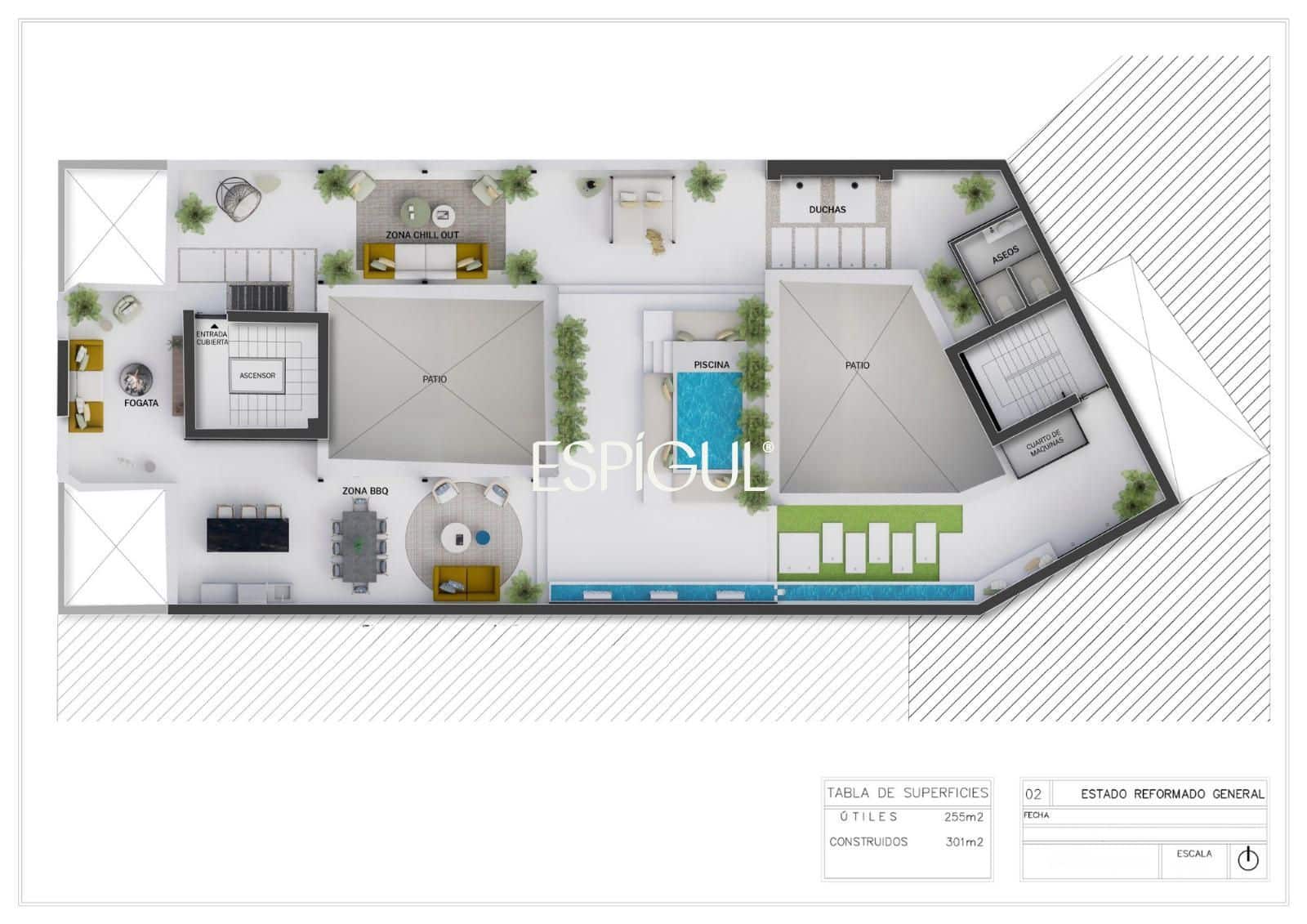 Ático de 4 habitaciones en Madrid ciudad en venta con piscina - 3.300.000 € (Ref: 10016161)