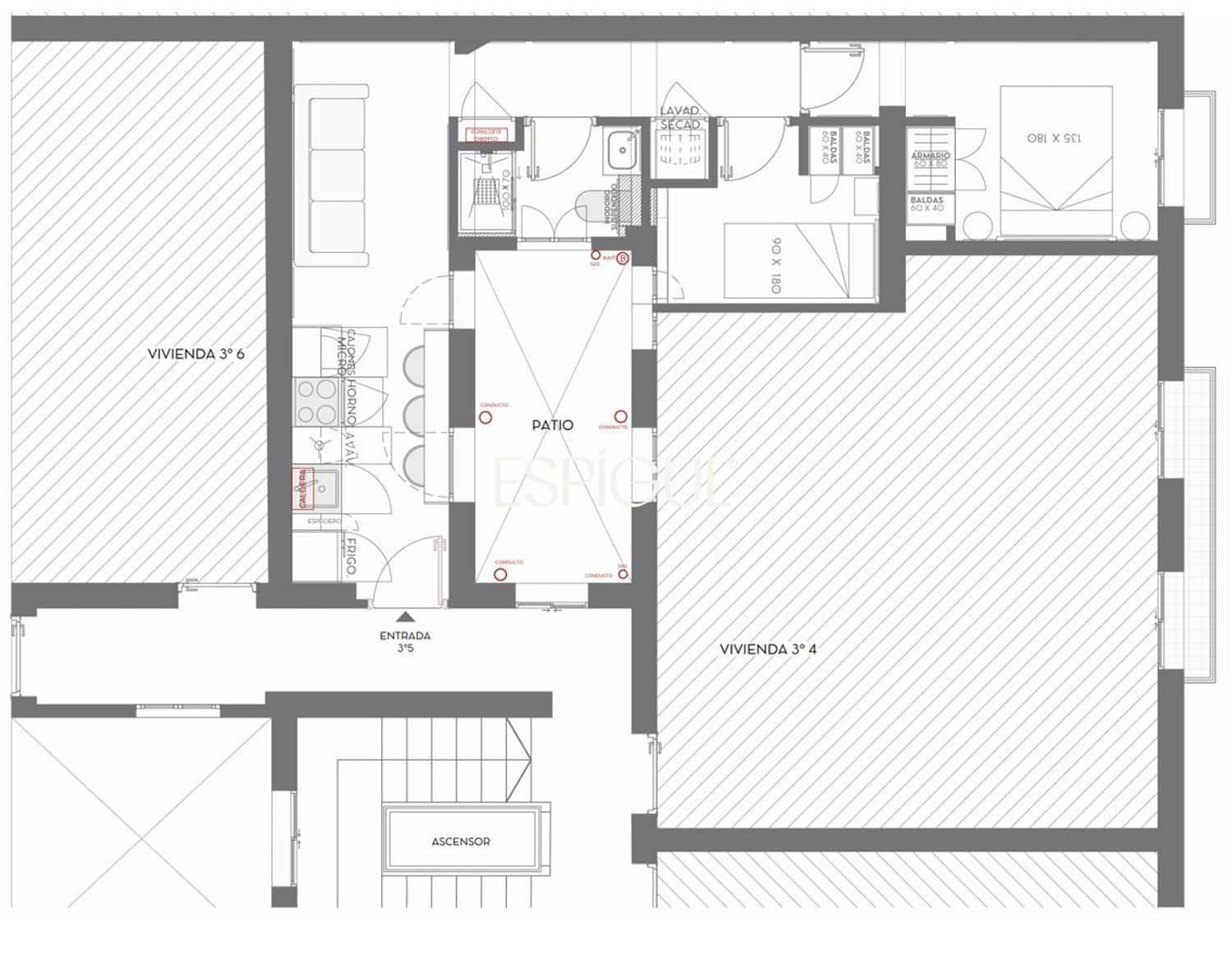 2 quarto Apartamento para venda em Madrid cidade - 599 000 € (Ref: 10016184)