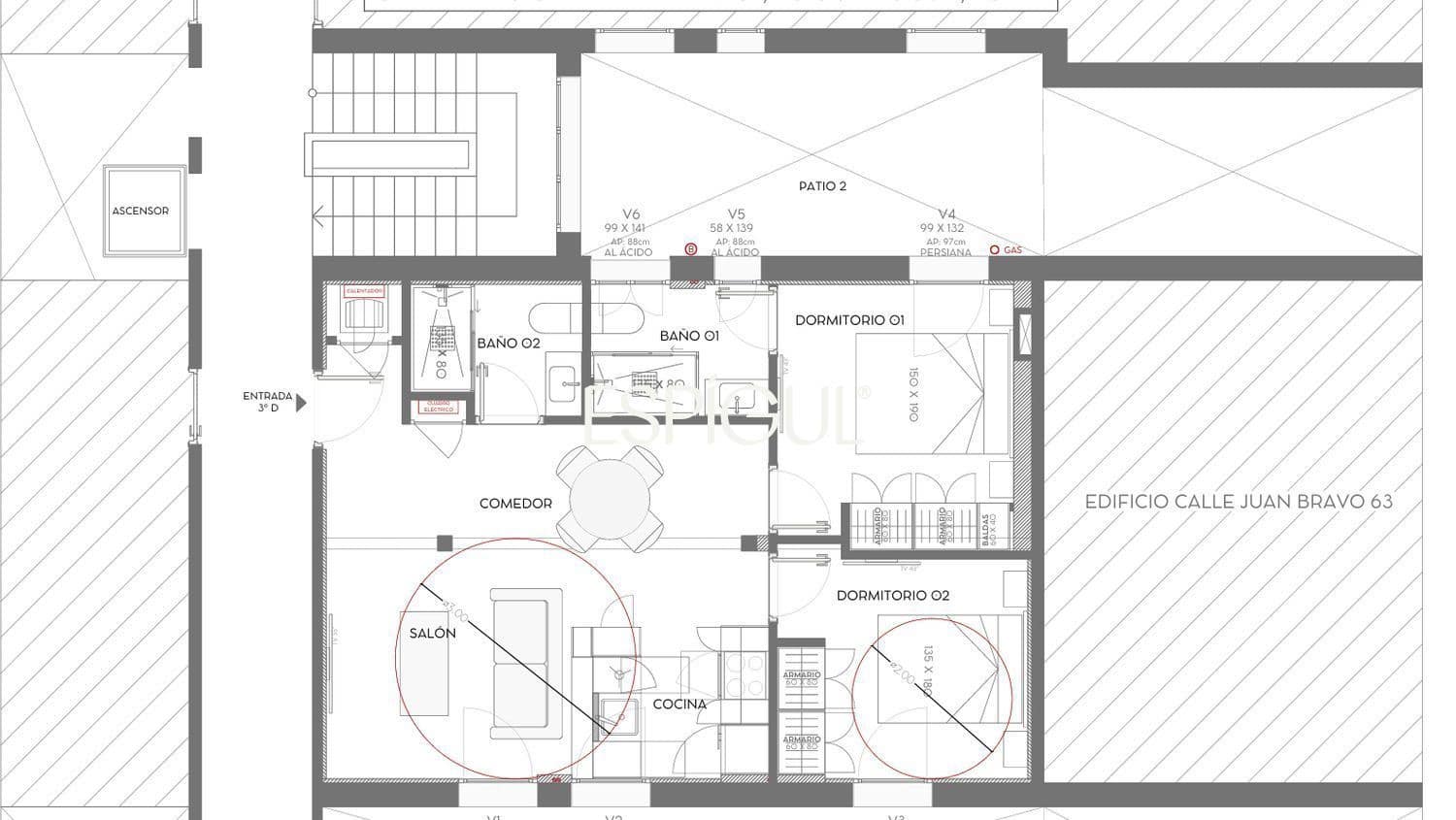 2 Zimmer Wohnung zu verkaufen in Madrid Stadt - 959.000 € (Ref: 10016187)
