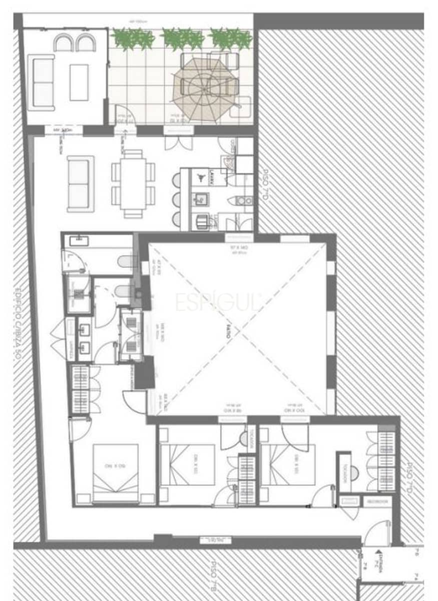 3 sovrum Takvåning till salu i Madrid stad - 1 899 000 € (Ref: 10016195)