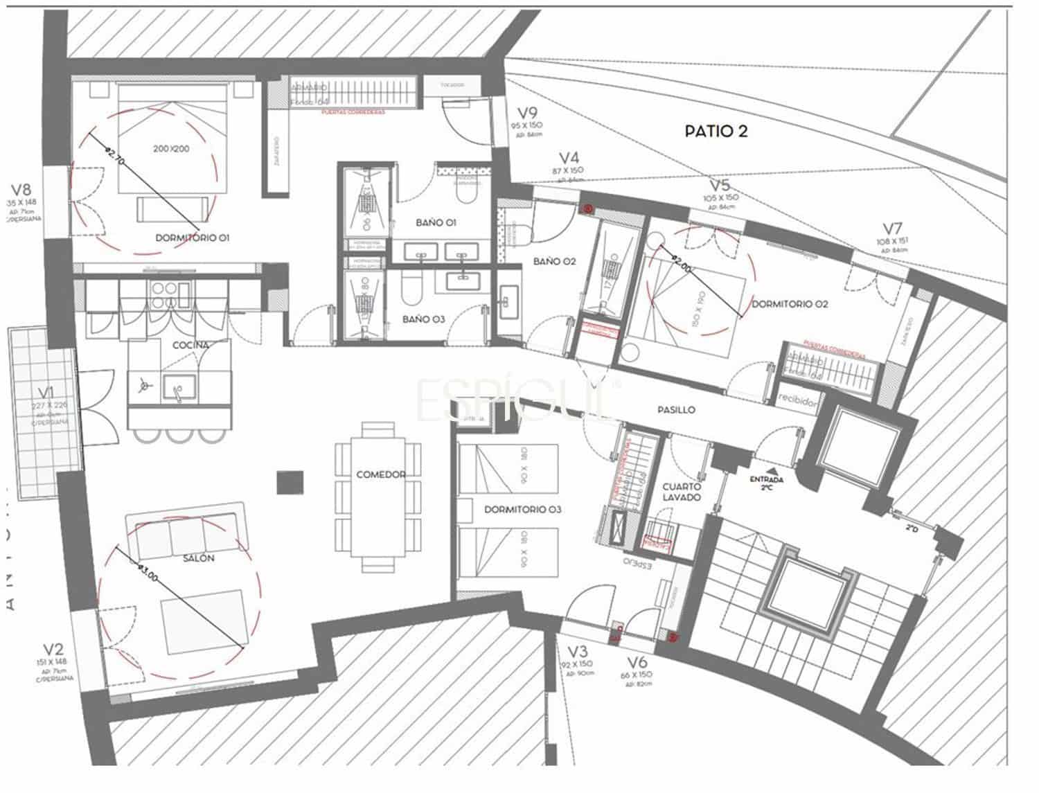 3 soverom Leilighet til salgs i Madrid by - € 2 110 000 (Ref: 10016196)