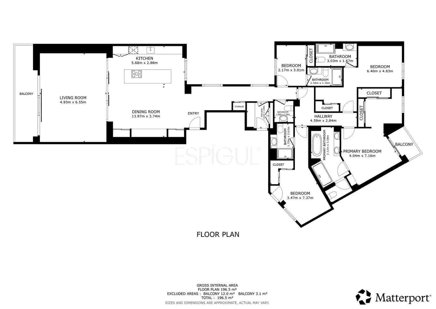 4 bedroom Flat for sale in Madrid city with garage - € 4,900,000 (Ref: 10016202)