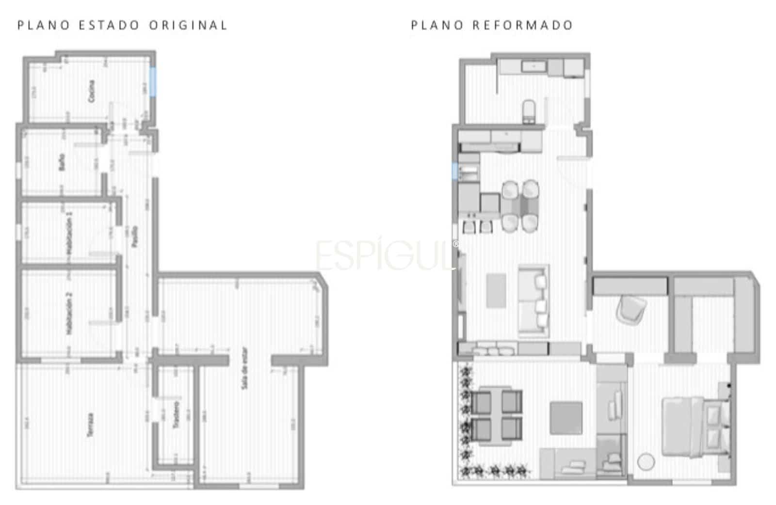 3 soveværelse Lejlighed til salg i Madrid by - € 1.425.000 (Ref: 10016221)