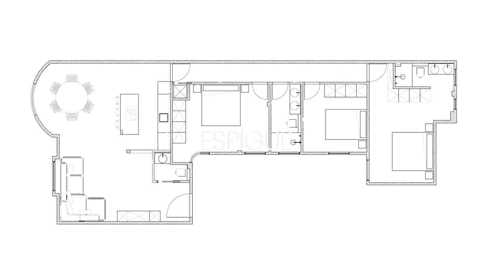 3 sypialnia Mieszkanie na sprzedaż w Miasto Madryt - 1 450 000 € (Ref: 10016231)