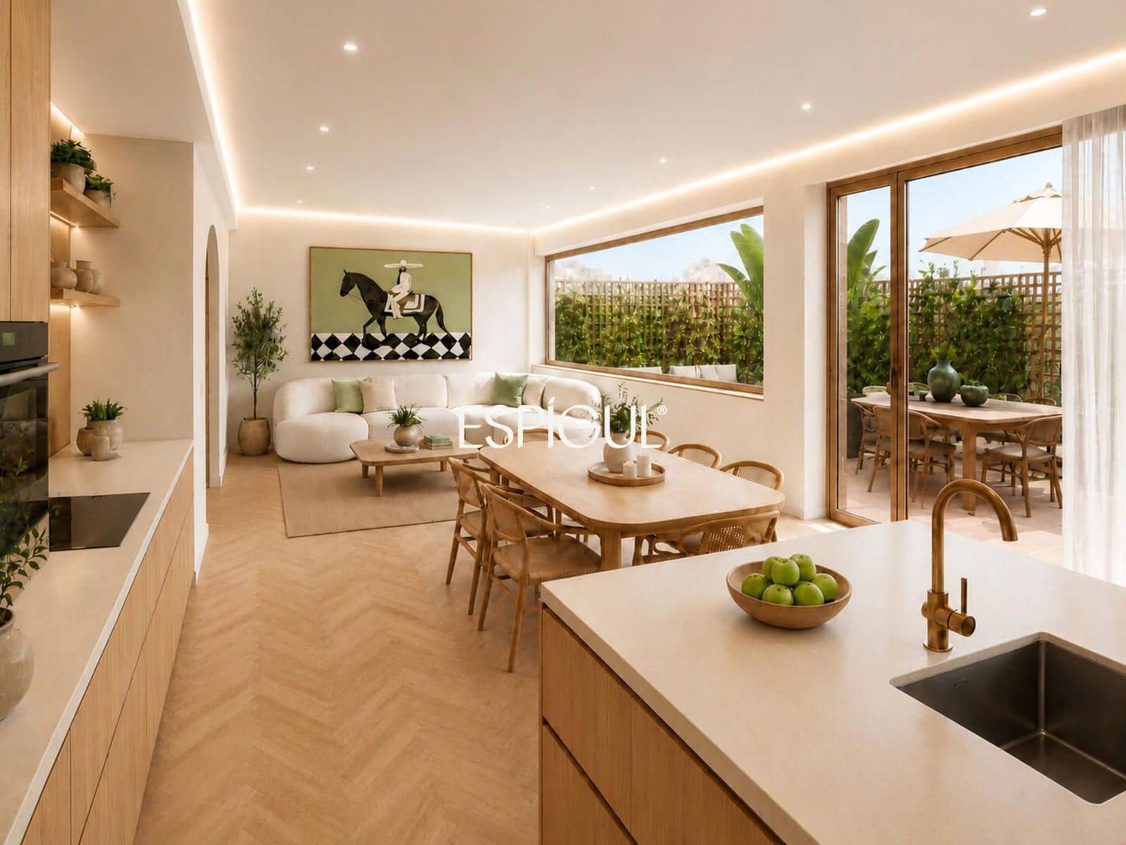 3 chambre Penthouse à vendre à Madrid ville avec garage - 1 480 000 € (Ref: 10016233)