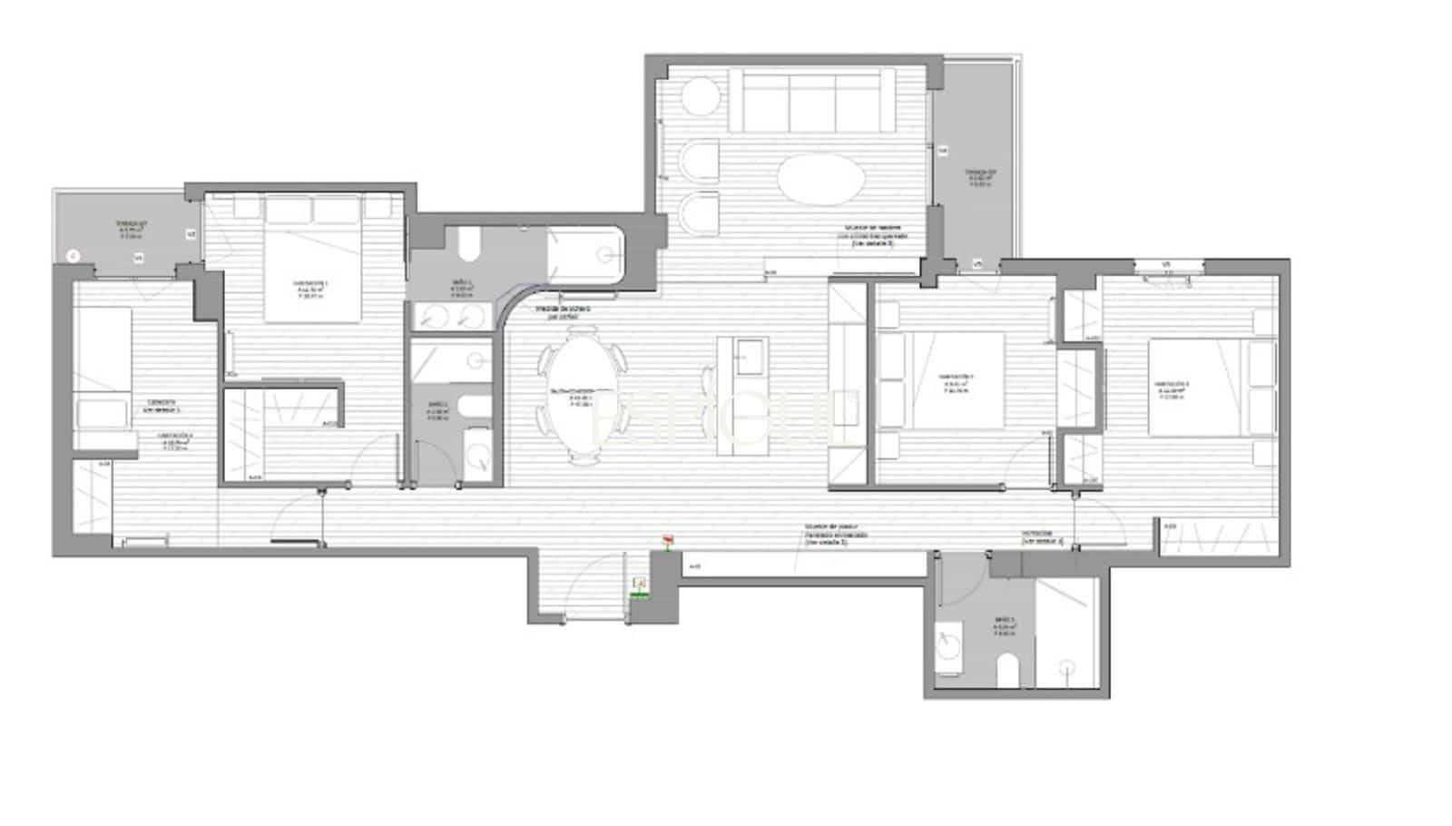 4 chambre Appartement à vendre à Madrid ville - 925 000 € (Ref: 10016236)