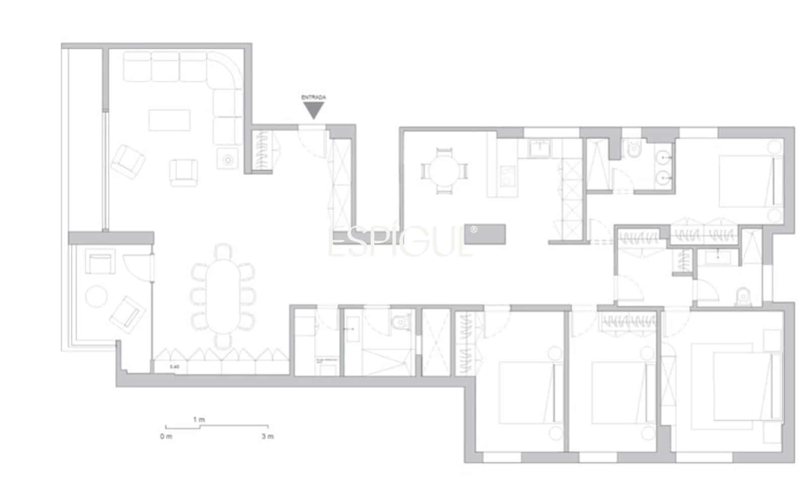 4 bedroom Flat for sale in Madrid city - € 1,940,000 (Ref: 10016241)