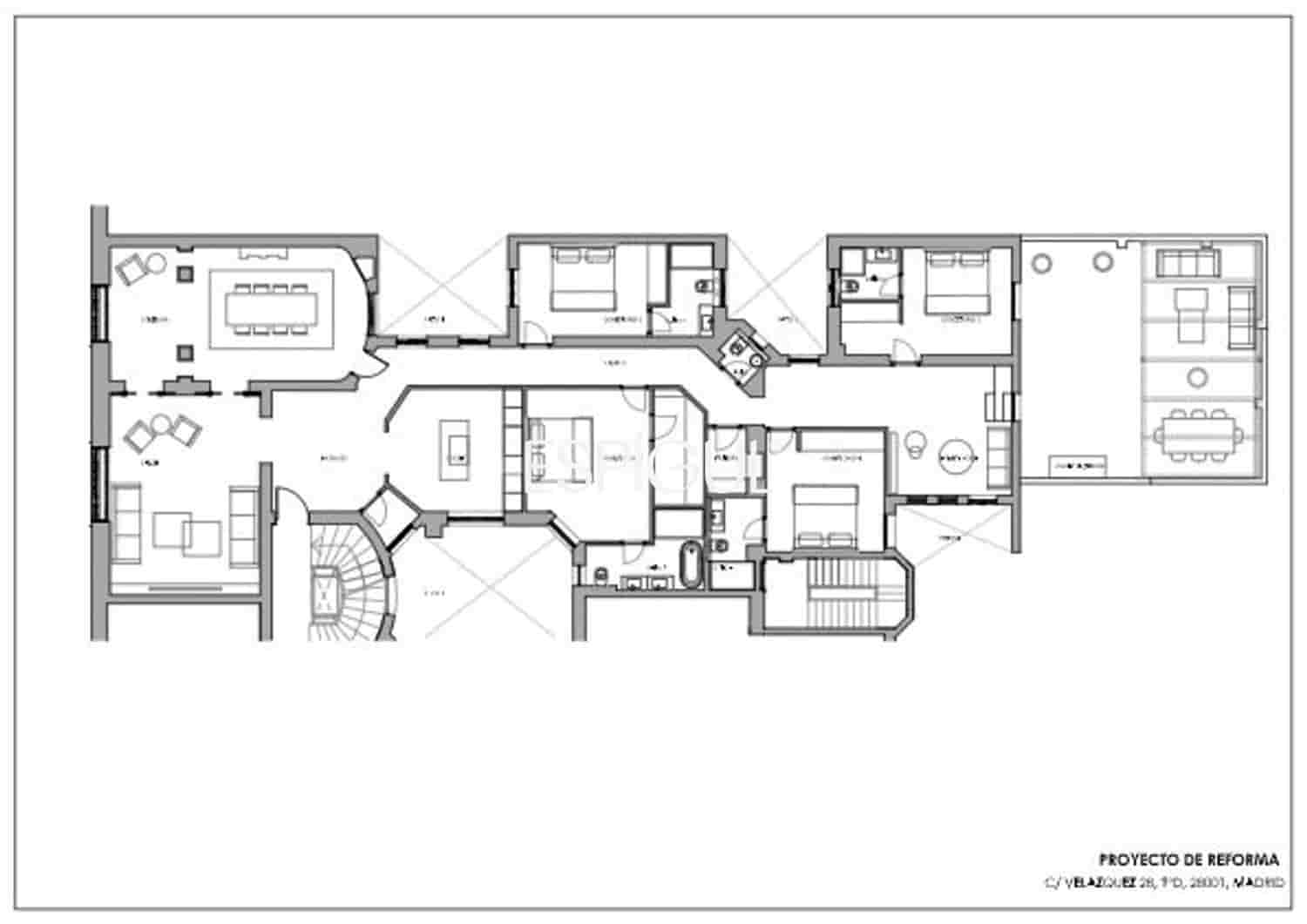 4 slaapkamer Flat te koop in Madrid stad - € 7.200.000 (Ref: 10016250)