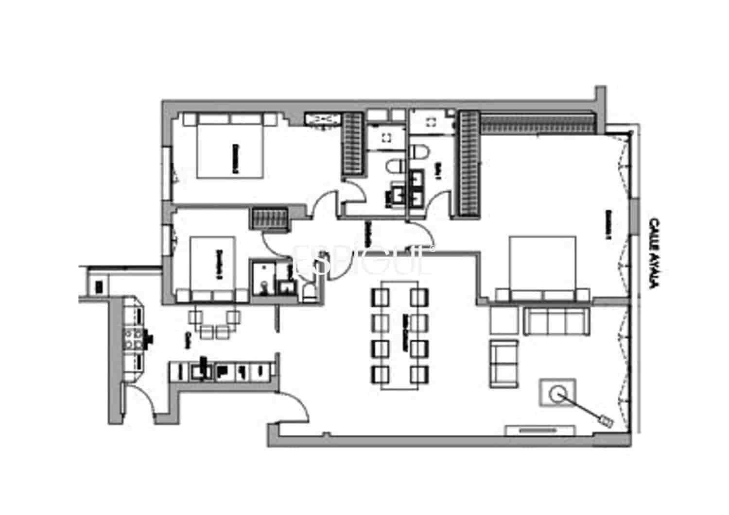 3 bedroom Flat for sale in Madrid city with garage - € 3,200,000 (Ref: 10016270)