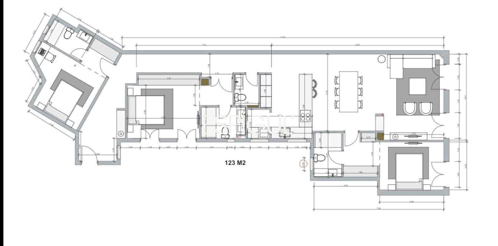 3 sovrum Lägenhet till salu i Madrid stad - 1 900 000 € (Ref: 10016271)