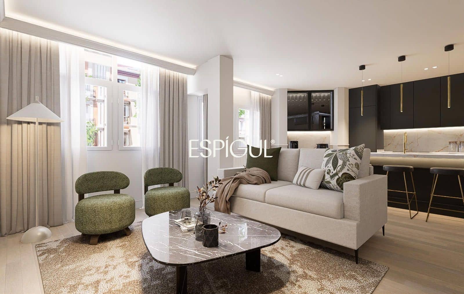 3 Zimmer Wohnung zu verkaufen in Madrid Stadt mit Garage - 1.889.000 € (Ref: 10016284)